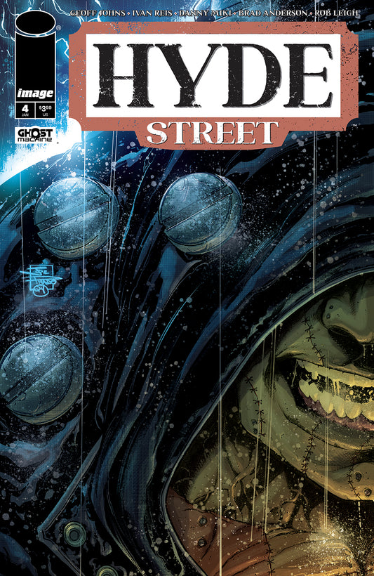 Comic book cover of 'Hyde Street' with a dark, industrial design.