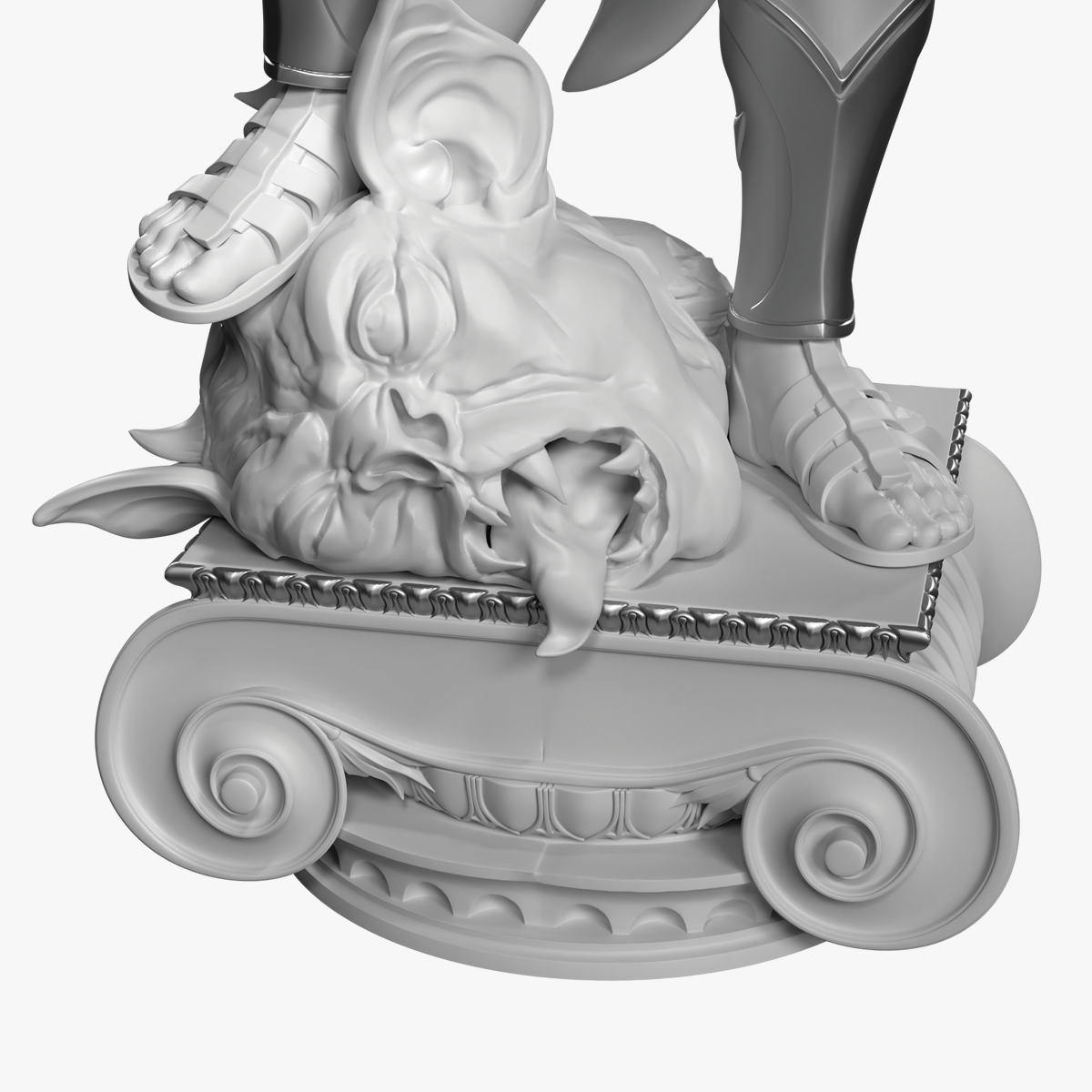 Batman: Champion of Gotham City Statue — Silver Edition