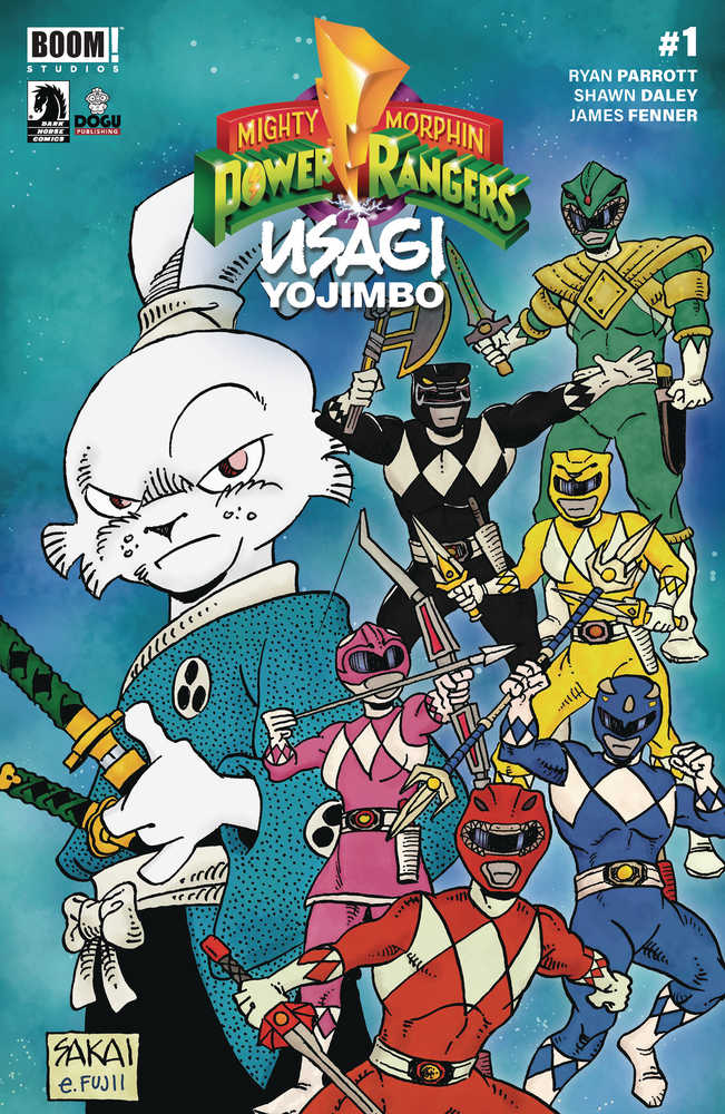 Mighty Morphin Power Rangers / Usagi Yojimbo (2024) #1B