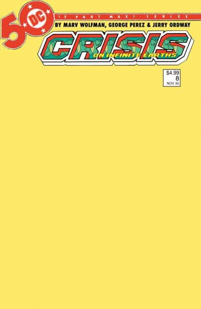 Crisis On Infinite Earths (1985) #8C Facsimile Edition