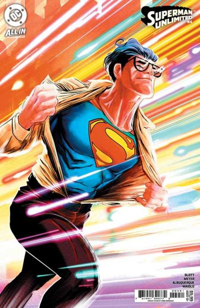 Superman Unlimited #4 Cover D Robbi Rodriguez Card Stock Variant