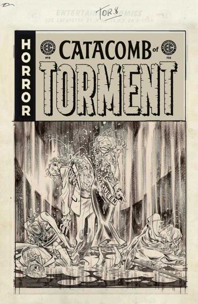 EC Catacomb Of Torment #8 Cover D Inc 1:20 Tom Fowler Black & White Artist Edition Variant