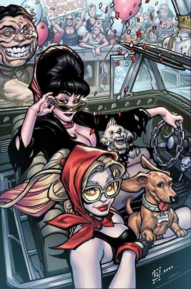 Harley Quinn X Elvira #6 Cover K Inc 1:15 Chad Hardin Full Art Variant