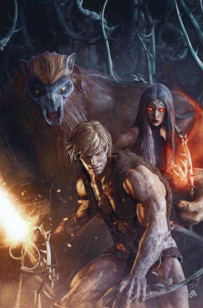 Thundarr The Barbarian #4 Cover I Inc 1:20 Bjorn Barends Full Art Variant