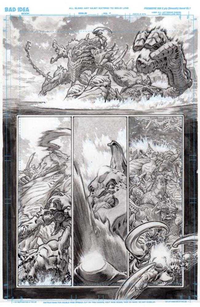 Olympus Saga Megalith #1 (Of 4) Cover H Lewis Larosa Original Art Edition 5 Variant