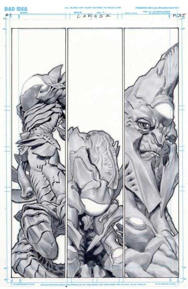 Olympus Saga Megalith #1 (Of 4) Cover V Lewis Larosa Original Art Edition 19 Variant