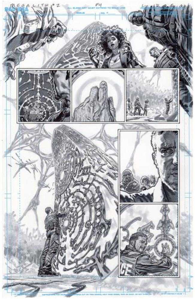 Olympus Saga Megalith #1 (Of 4) Cover X Lewis Larosa Original Art Edition 21 Variant