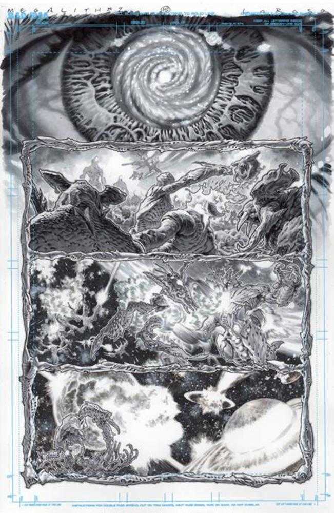 Olympus Saga Megalith #1 (Of 4) Cover Za Lewis Larosa Original Art Edition 24 Variant