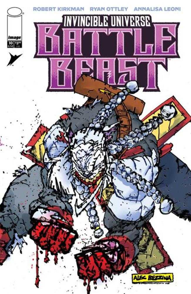 Invincible Universe Battle Beast #10 Cover F 1 in 100 Alec Bezzina Variant