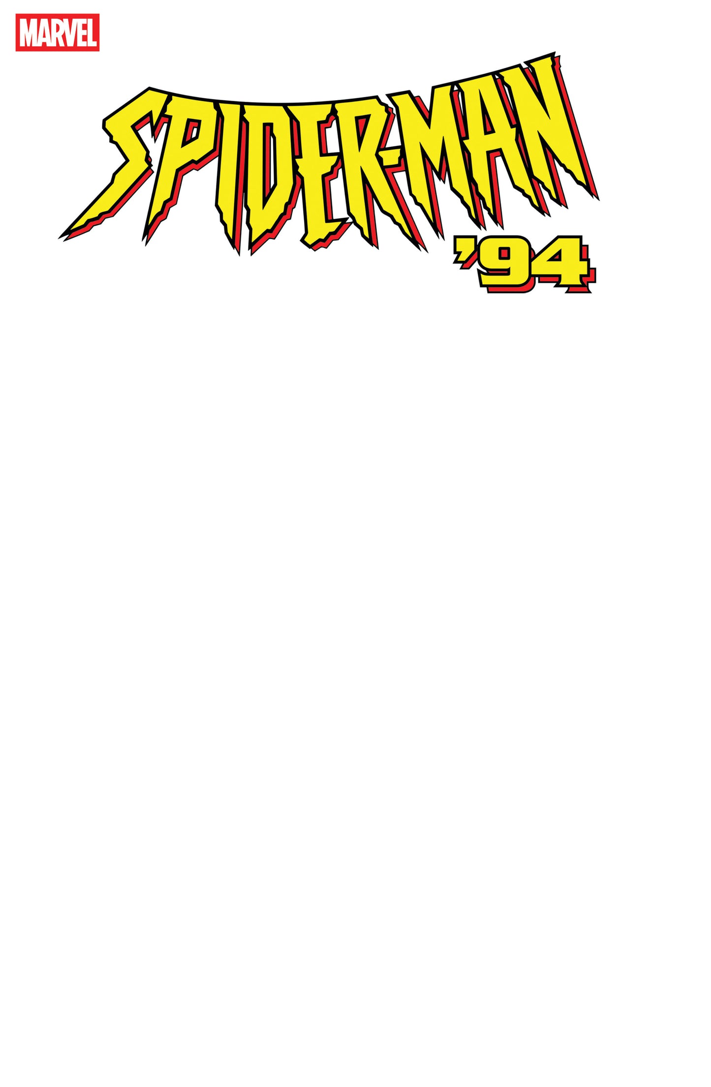 Spider-Man '94 #1 Blank Cover Variant