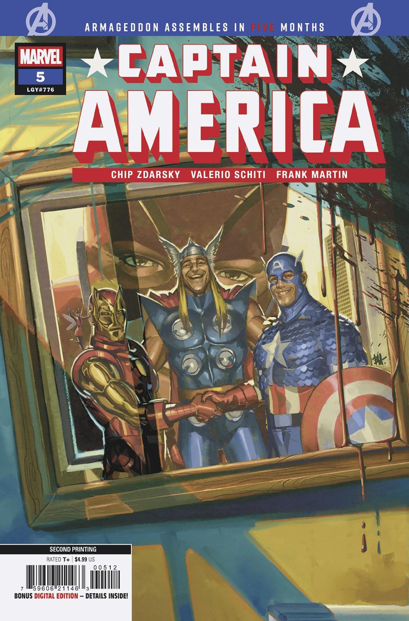 Captain America (2025) #5 Second Printing