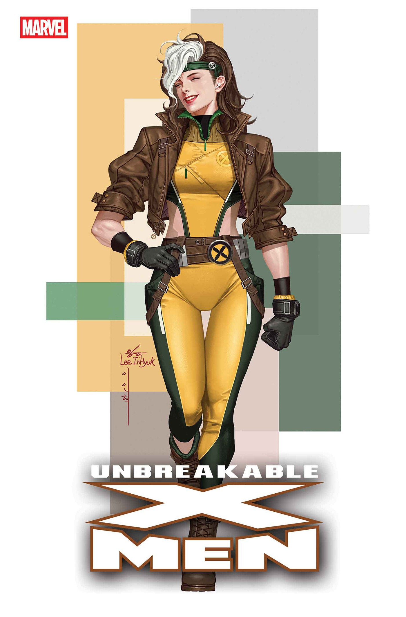 Character from 'Unbreakable X-Men' with yellow and brown outfit on a white background