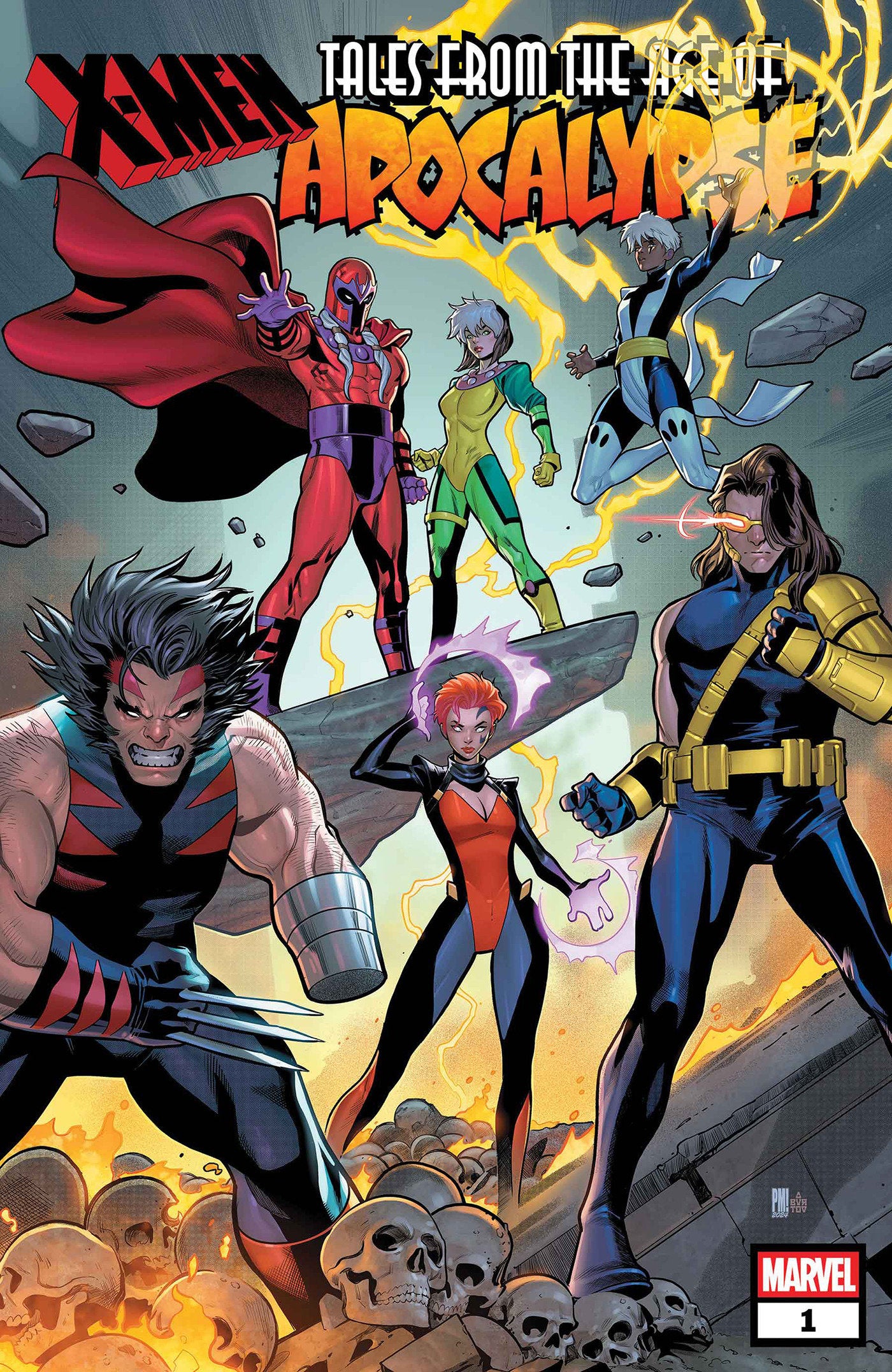 Comic book cover featuring X-Men characters with 'Tales from the Age of Apocalypse' title.
