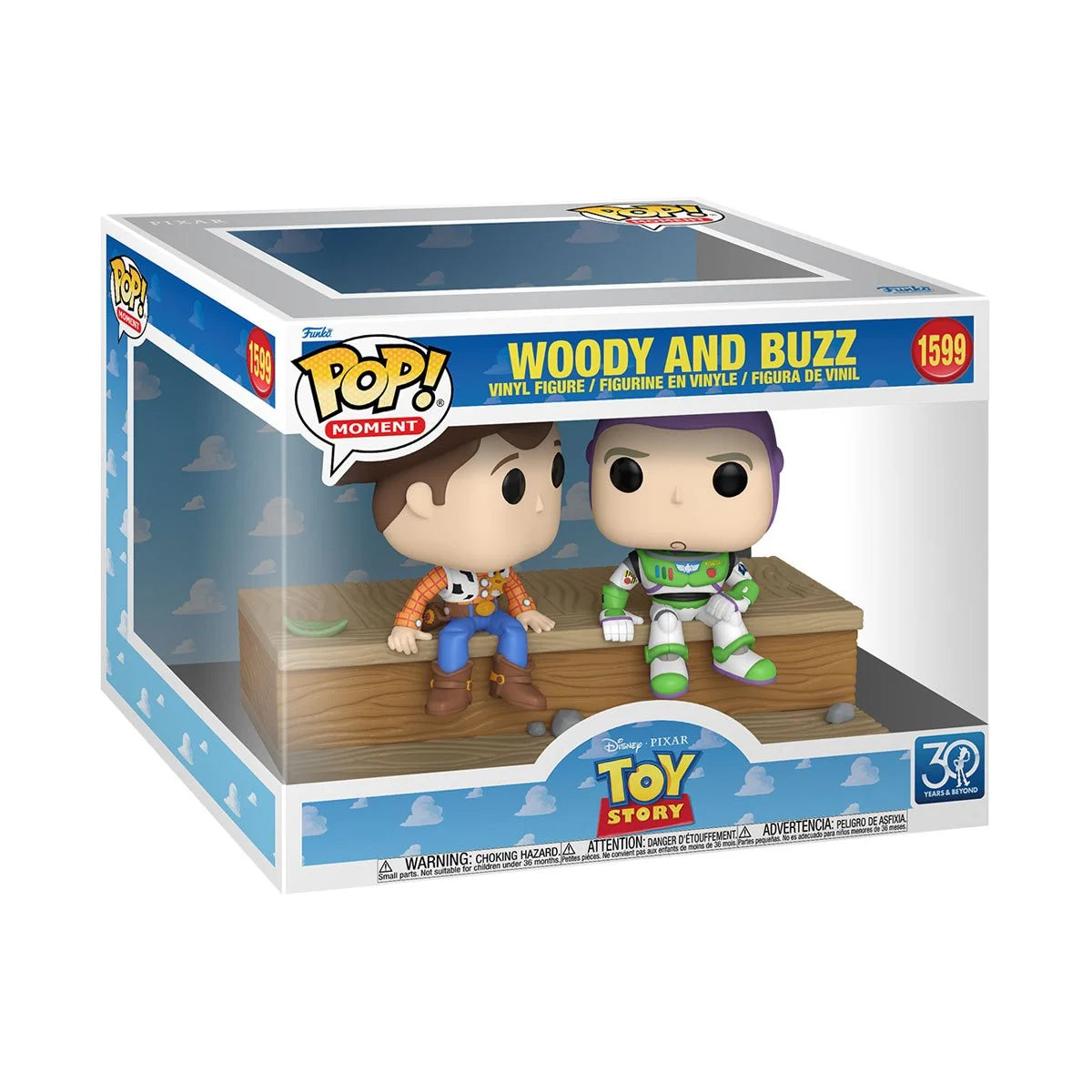 Toy Story 30th Anniversary Woody and Buzz Funko Pop! Moment #1599