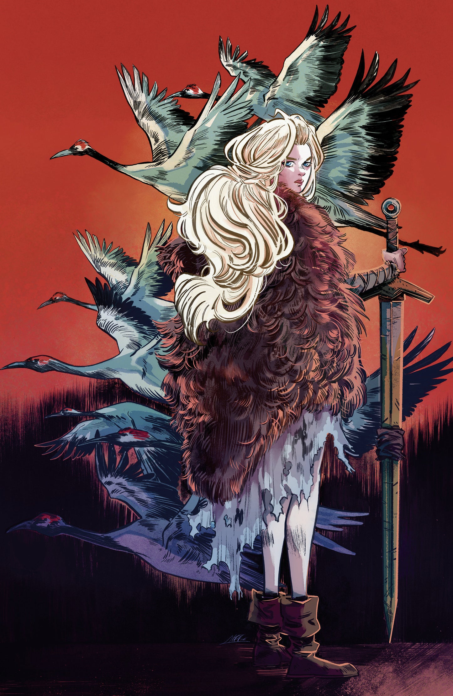 Briar: Night's Terror #2 C 1 in 10 Variant Edition (Full Art, Lee)