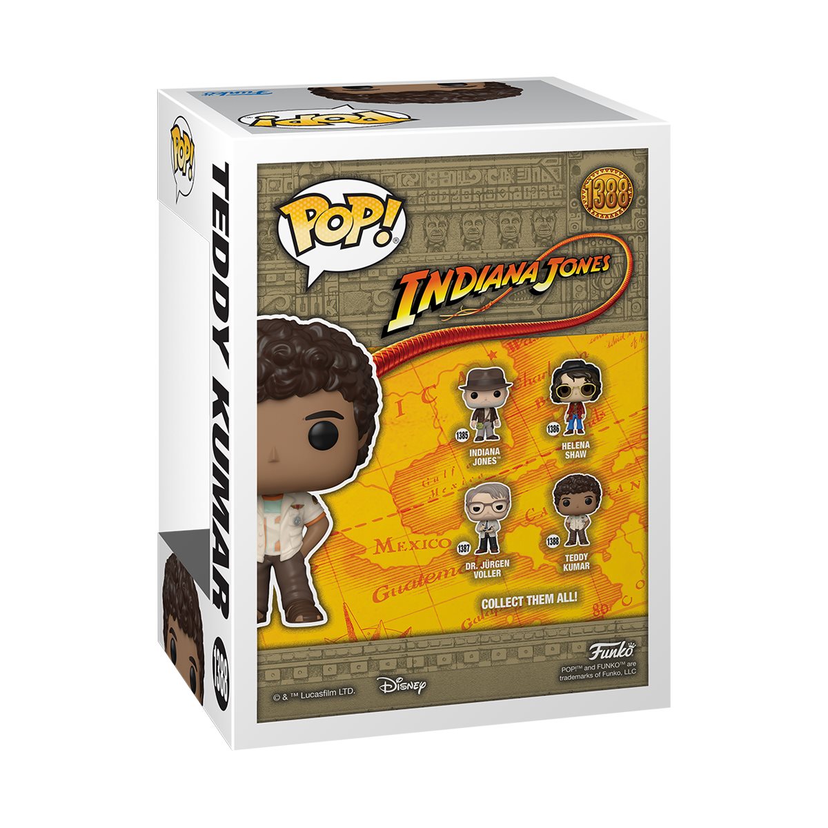 Indiana Jones and the Dial of Destiny Teddy Kumar #1388 Funko Pop! Vinyl Figure