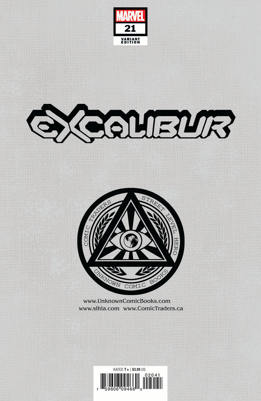 Excalibur #21 Unknown Comics David Nakayama Exclusive Var Gala (06/09/2021)