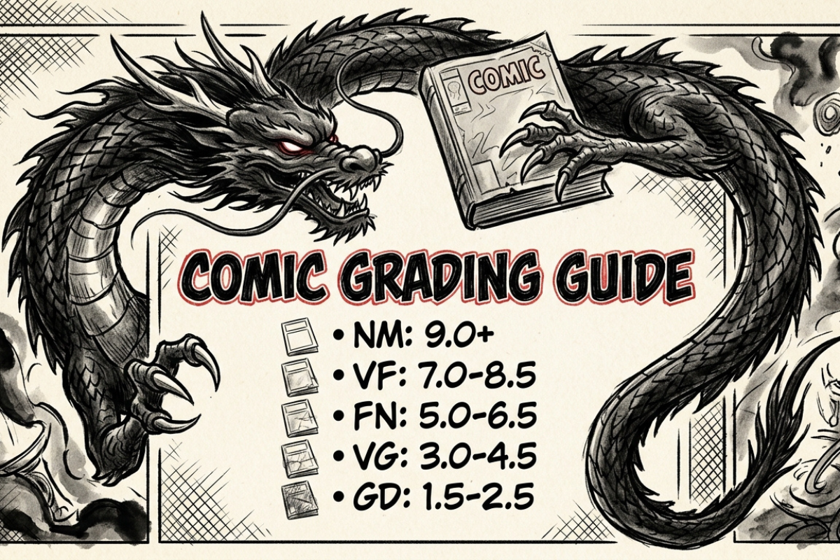 How We Grade Comics at Black Dragon Comics: Our Raw Back-Issue Standard