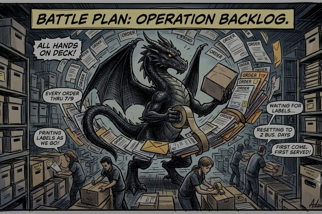 Order Volume Update: Getting Caught Up This Weekend!