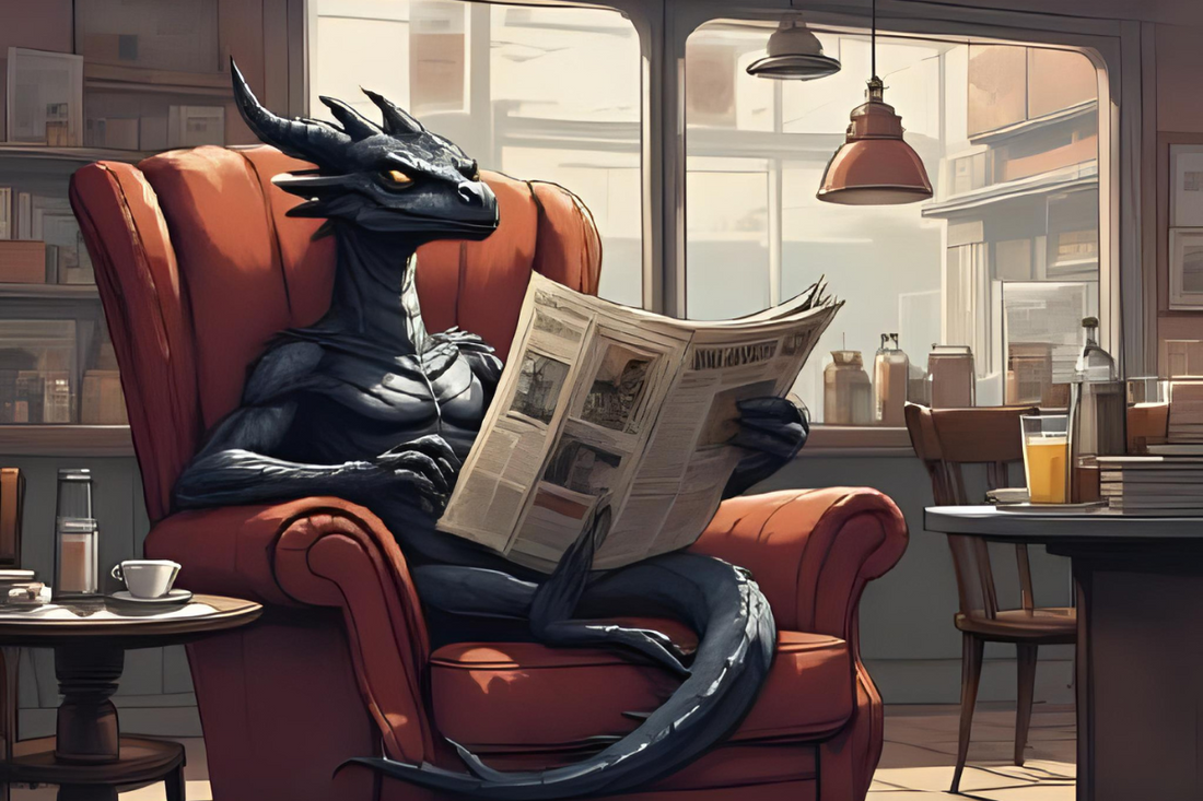 A Glimpse into History: Vintage Newspapers Arrive at Black Dragon Comics!