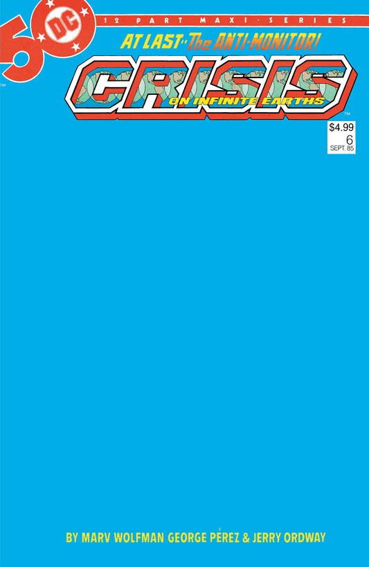 Crisis On Infinite Earths (1985) #6C Facsimile Edition