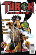 Comic book cover featuring Turok with a weapon and text 'Turok: The Empty Souls'.
