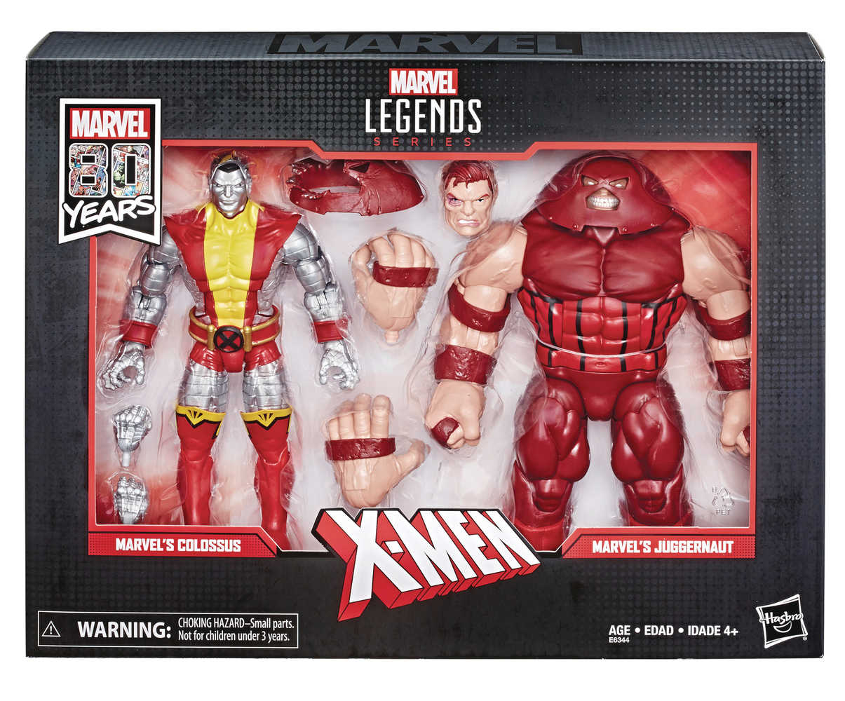 Marvel Legends 80th Anniversary Colossus and Juggernaut 6-Inch Action Figures