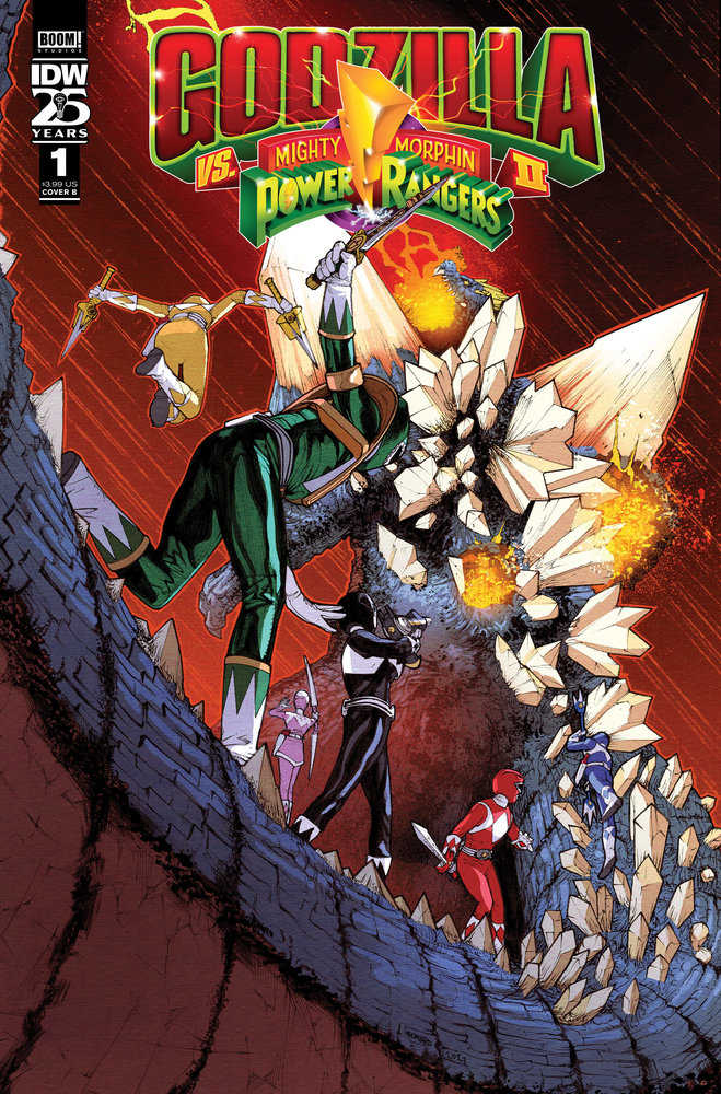 Godzilla Vs. The Mighty Morphin Power Rangers (2024) #1B