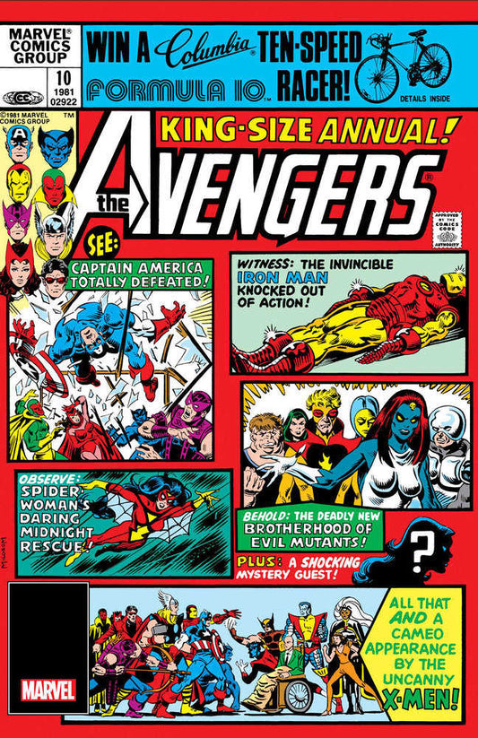 The Avengers Annual (1967) #10B Facsimile Edition