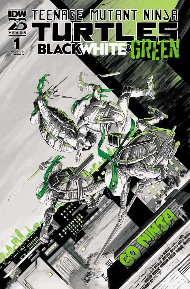 Teenage Mutant Ninja Turtles: Black, White, And Green (2024) #1