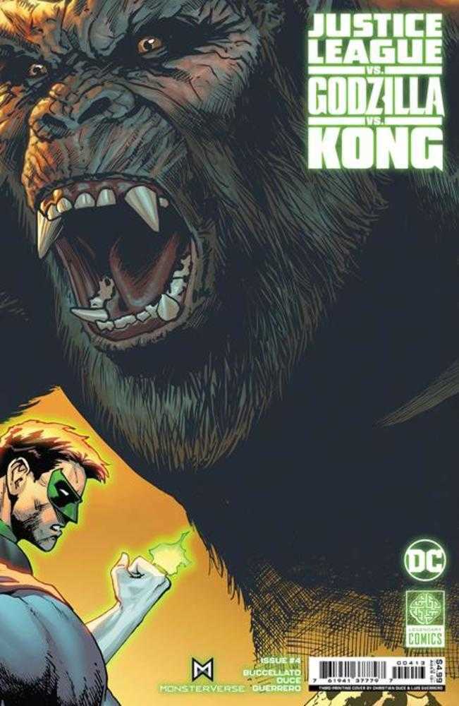 Justice League Vs. Godzilla V.s Kong (2023) #4 Third Printing