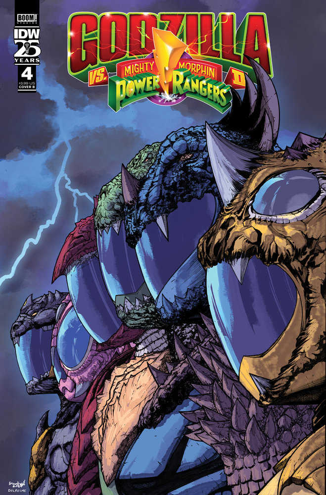 Godzilla Vs. The Mighty Morphin Power Rangers (2024) #4B