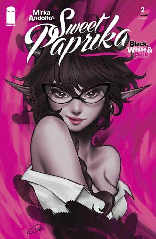 Mirka Andolfo's Sweet Paprika Black, White & Pink (2023) #2C