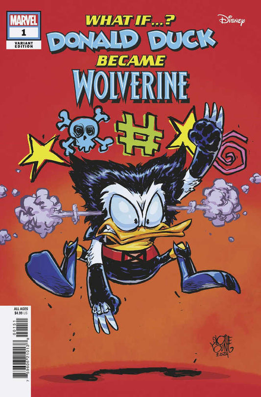 Marvel & Disney: What If...? Donald Duck Became Wolverine (2024) #1E