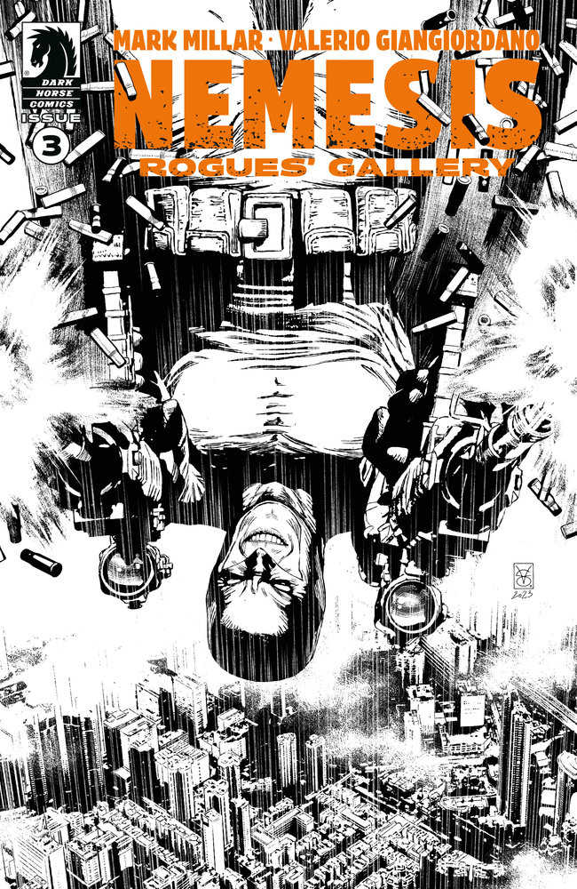 Nemesis: Rogues' Gallery #3 (Cover B) (Black & White) (Valerio Giangiordano)