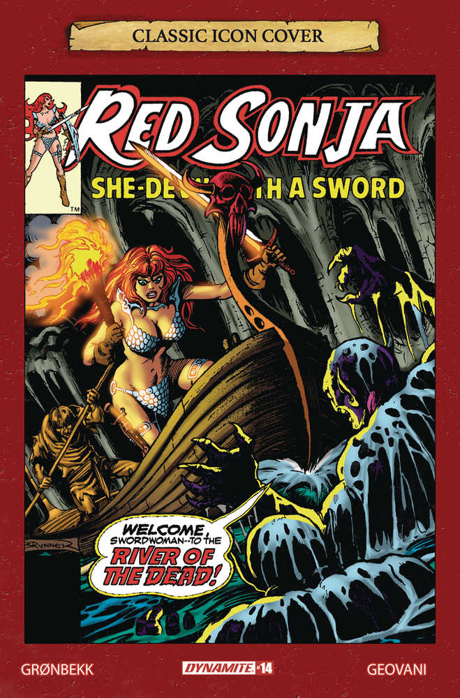 Red Sonja 2023 #14 Cover G 10 Copy Variant Edition Brunner Icon