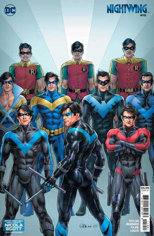 Nightwing #118 Cover E Nicola Scott Artist Spotlight Card Stock Variant