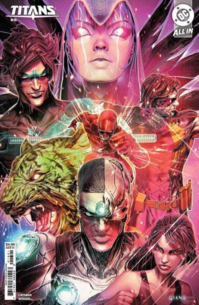 Titans #16 Cover C John Giang Card Stock Variant