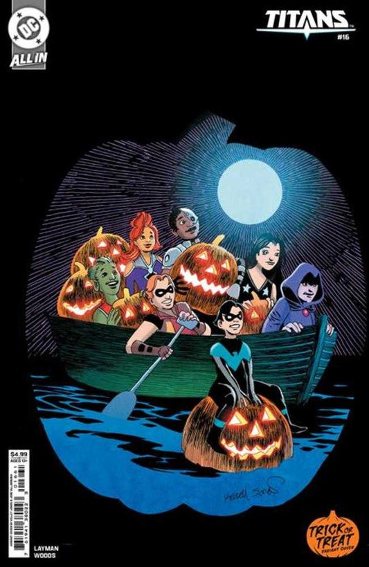 Titans #16 Cover D Kelley Jones Trick Or Treat Card Stock Variant