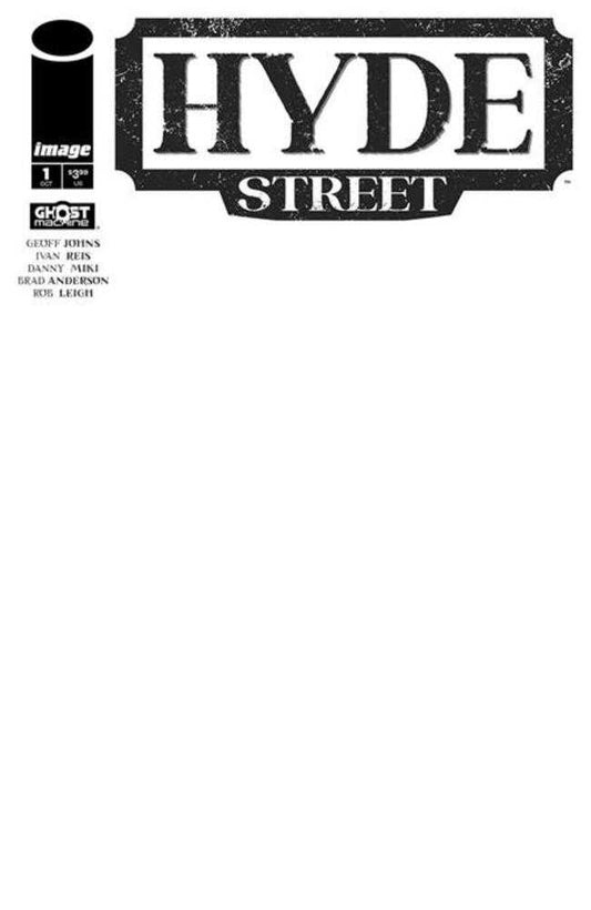 Hyde Street #1 Cover F Blank Sketch Cover