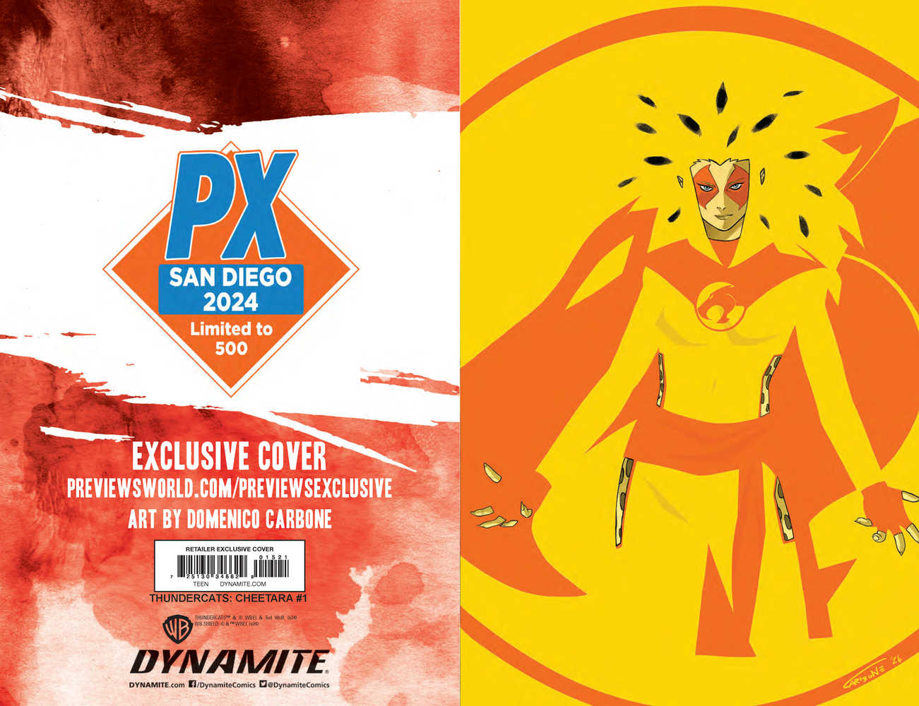 ThunderCats Cheetara (2024) #1SDCC Previews Exclusive