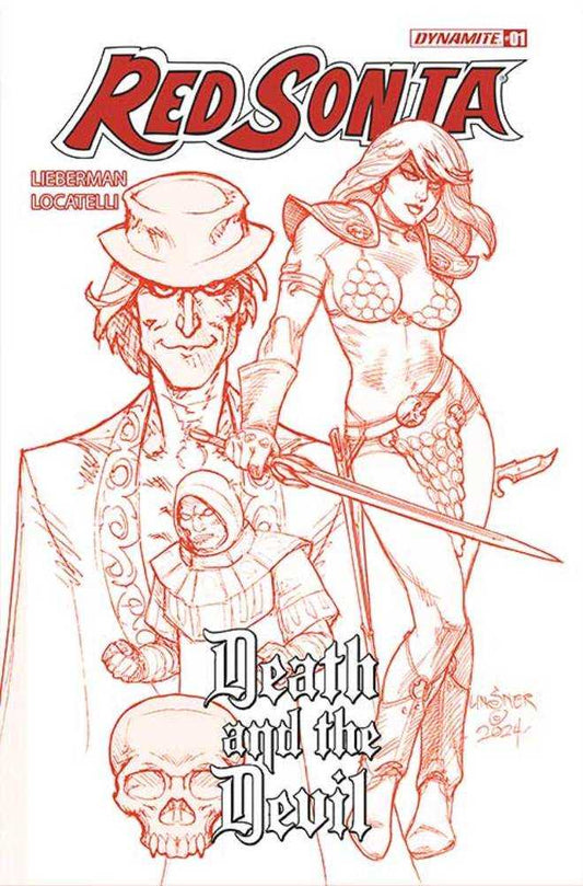 Red Sonja Death And The Devil #1 Cover V Foc 7 Copy Variant Edition Linsn