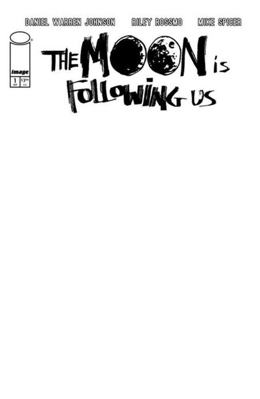 Moon Is Following Us #1 (Of 10) Cover F Blank Sketch Cover