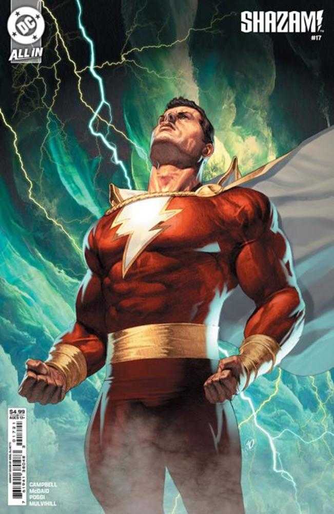 Shazam #17 Cover B Ariel Olivetti Card Stock Variant