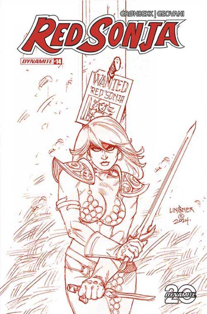 Red Sonja 2023 #14 Cover Q 10 Copy Foc Variant Edition Linsner Fiery Red