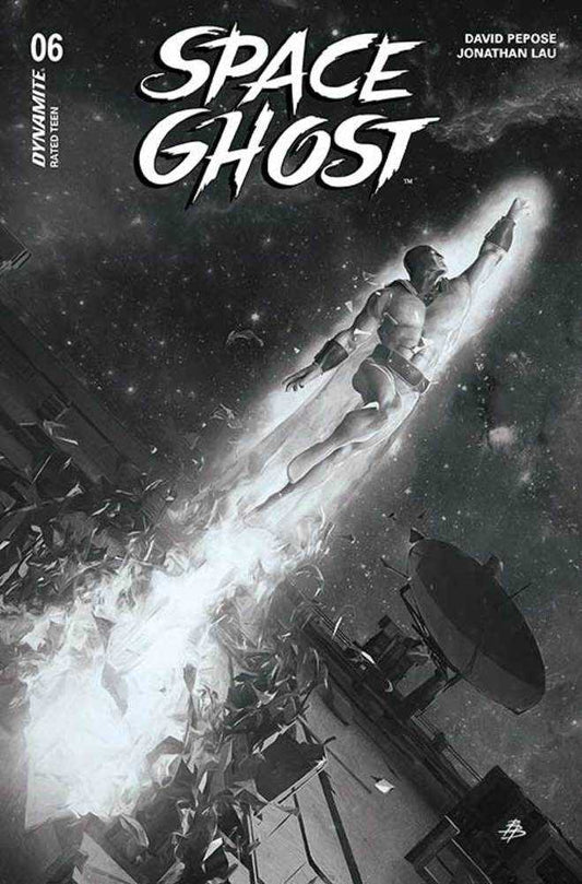 Space Ghost #6 Cover O 5 Copy Foc Variant Edition Barends Black & White