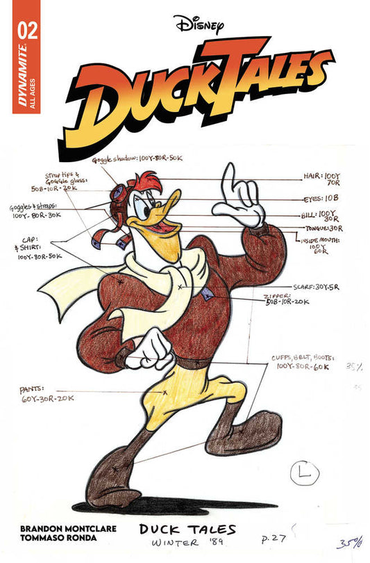 Ducktales #2 Cover E Classic Character Art