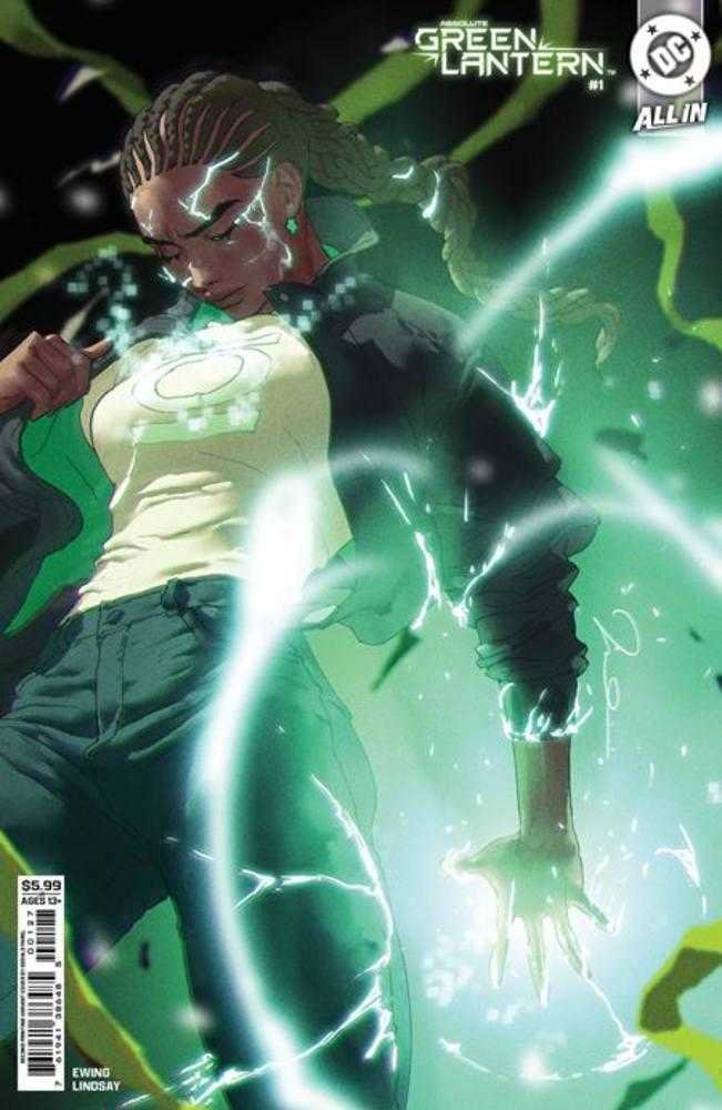 Absolute Green Lantern #1 2nd Print Cover B Gerald Parel Card Stock Variant