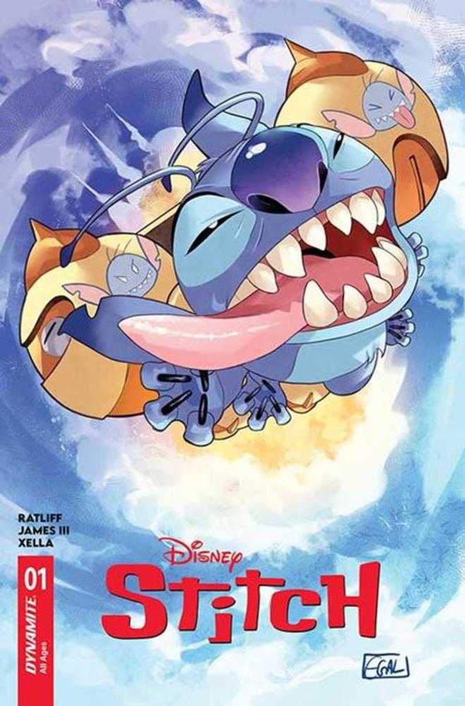 Comic book cover featuring a cartoon character with a blue and orange color scheme against a blue sky.