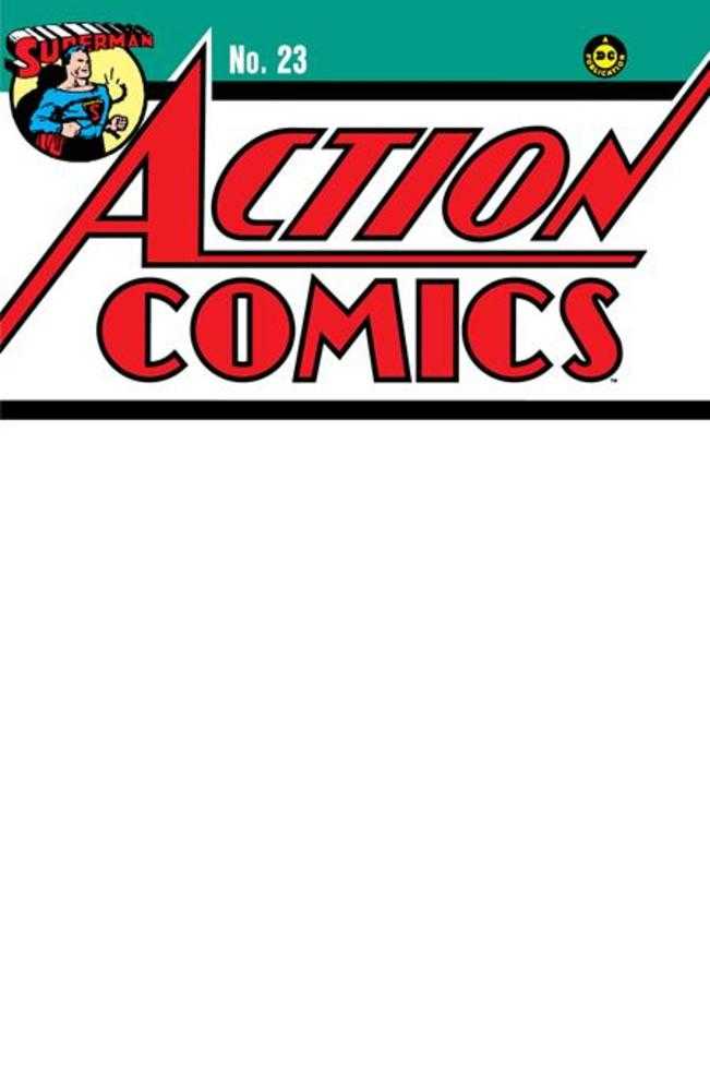 Action Comics #23 Facsimile Edition Cover C Blank Variant